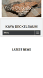 Mobile Screenshot of kayadeckelbaum.com